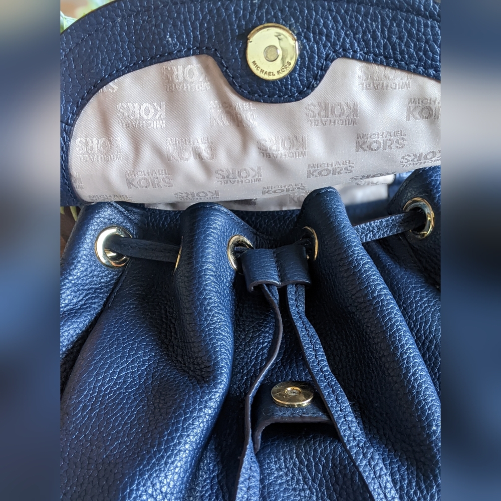 Michael kors southwestern studded leather backpack purse - Picture 3 of 13